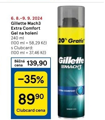 Gel na holení pánský Mach 3 Gillette