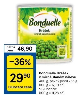 Hrášek Bonduelle