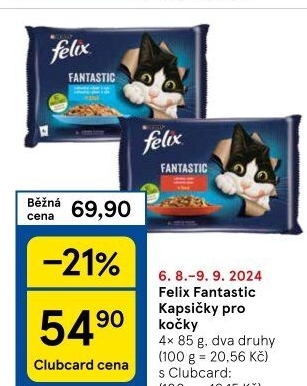 Kapsičky pro kočky Fantastic Felix Purina