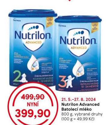 Kojenecká výživa Nutrilon Advanced