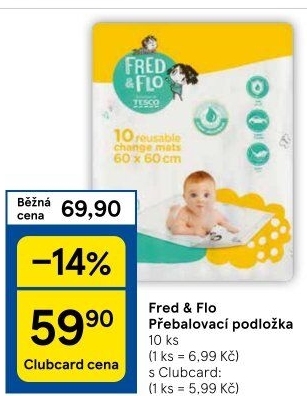 Přebalovací podložky Fred&amp
