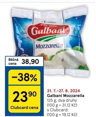 Sýr Mozzarella Galbani