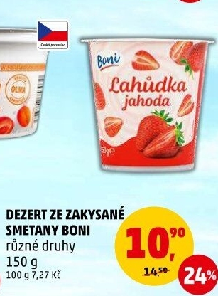 Dezert zakysaný Boni