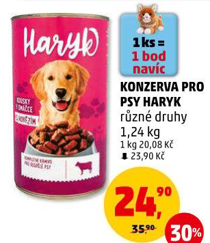 Konzerva pro psy Haryk