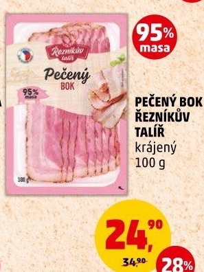 Pečený bok Řezníkův talíř