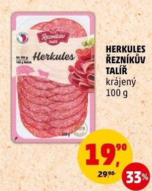 Salám Herkules Řezníkův talíř