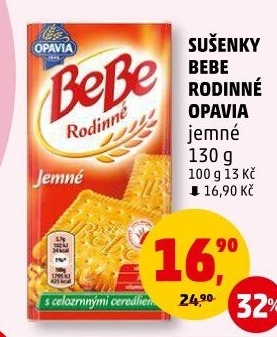 Sušenky Rodinné BeBe Opavia