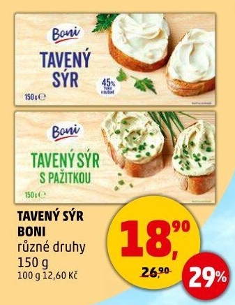 Sýr tavený Boni