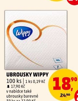 Ubrousky papírové Wippy