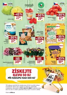 akční leták BILLA 21.8.2024-27.8.2024