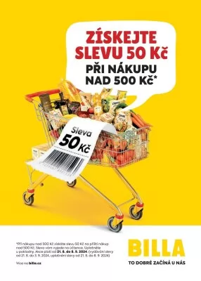 akční leták BILLA 21.8.2024-27.8.2024