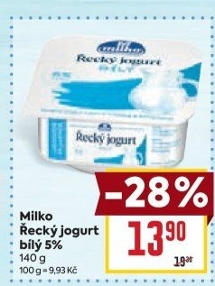 Bílý jogurt řecký 5% Milko