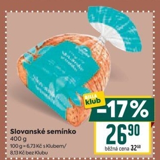 Chléb vícezrnný Slovanské semínko Odkolek