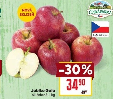 Jablka Gala Česká Farma