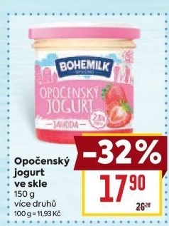 Jogurt ochucený Opočenský Bohemilk