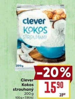 Kokos strouhaný Clever