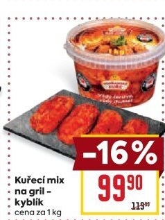 Kuřecí mix na gril Flamengo Vodňanské kuře