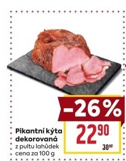 Kýta dekorovaná pikantní