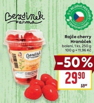 Rajčata cherry Farma Bezdínek