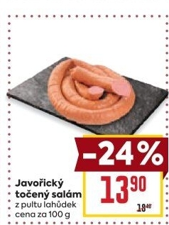 Salám javořický točený