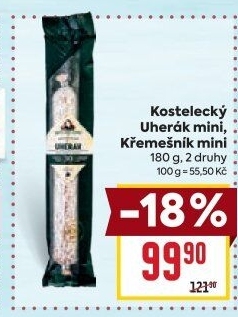 Salám Uherák kostelecký Kostelecké uzeniny