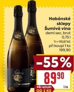 Sekt Demi Sec Habánské sklepy