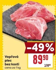 Vepřová plec bez kosti