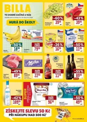 akční leták BILLA 21.8.2024-27.8.2024