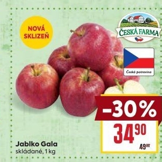 Jablka Gala Česká Farma