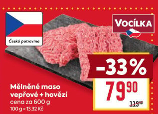 Mleté maso mix Vocílka