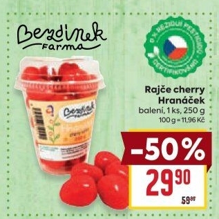 Rajčata cherry Farma Bezdínek