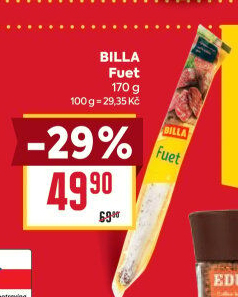 Salám Fuet Billa