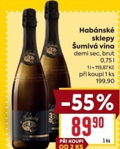 Sekt Demi Sec Habánské sklepy