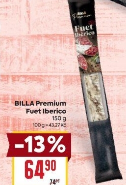 Salám Fuet Iberico Premium Billa