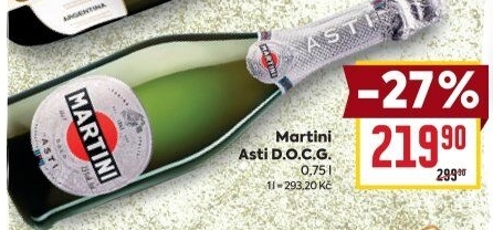 Sekt Asti DOCG Martini