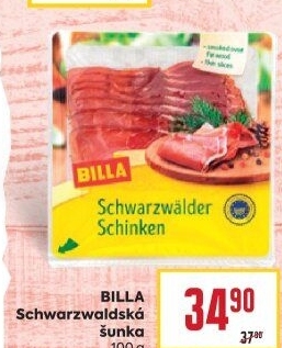 Šunka schwarzwaldská Billa