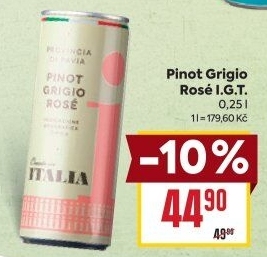 Víno Pinot Grigio Rosé IGT Italia Andria Vini