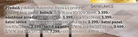 NÁSTĚNNÉ ZRCADLO