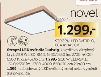 STROPNÍ LED SVÍTIDLO