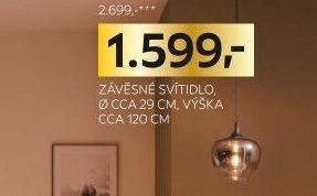 ZÁVĚSNÉ SVÍTIDLO