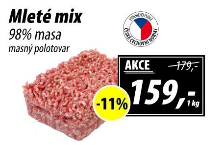 Mleté maso mix