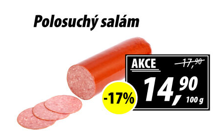 Polosuchý salám