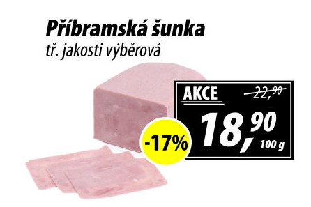 Šunka výběrová příbramská