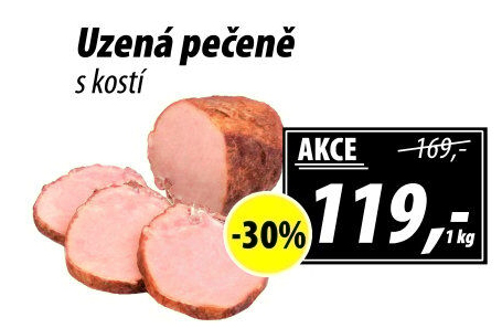 Uzená pečeně s kostí