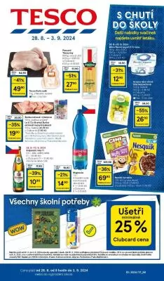 akční leták Tesco 28.8.2024-3.9.2024