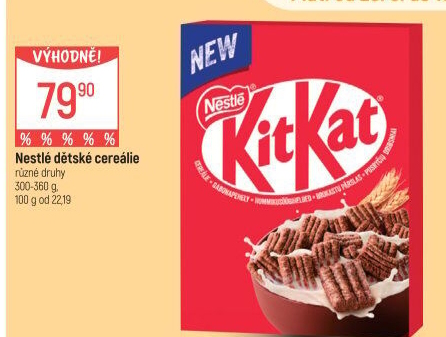 Cereálie Kit Kat Nestlé