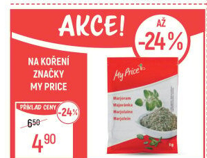 Koření Majoránka My Price