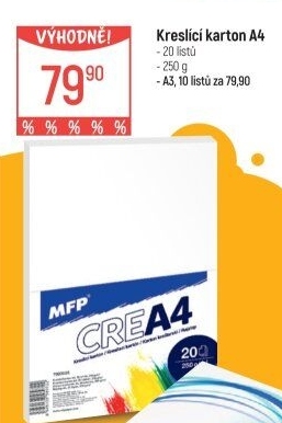 Kreslicí karton A4 MFP paper