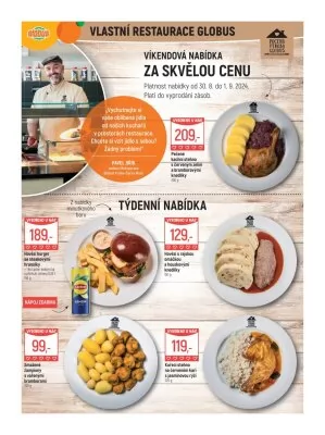 akční leták Globus 28.8.2024-3.9.2024