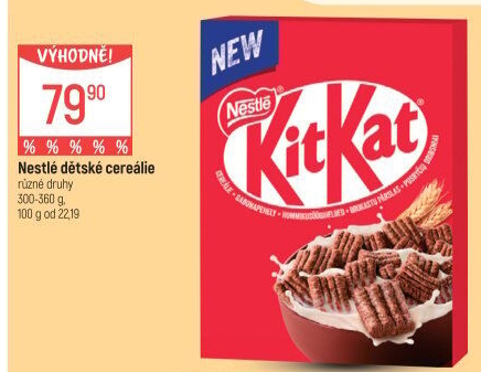 Cereálie Kit Kat Nestlé